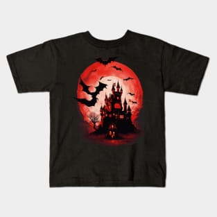 horror castle Kids T-Shirt